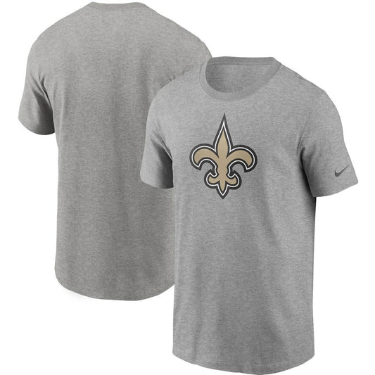 New Orleans Saints Primetime Logo Essential T-Shirt - Heather Gray | Nike discount