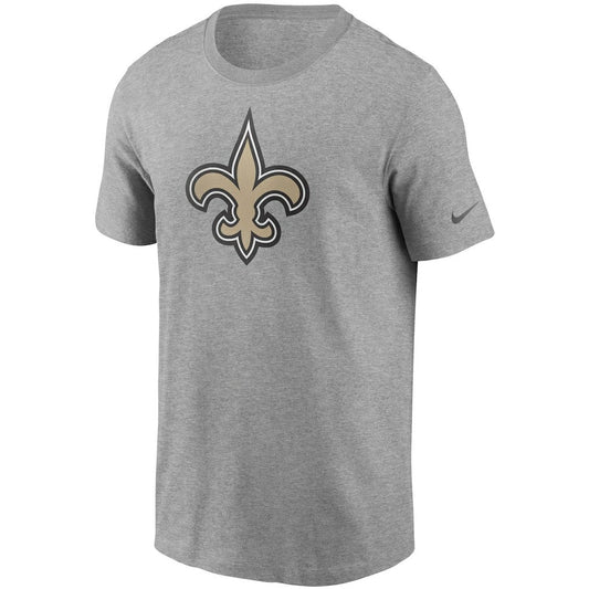 New Orleans Saints Primetime Logo Essential T-Shirt - Heather Gray | Nike discount