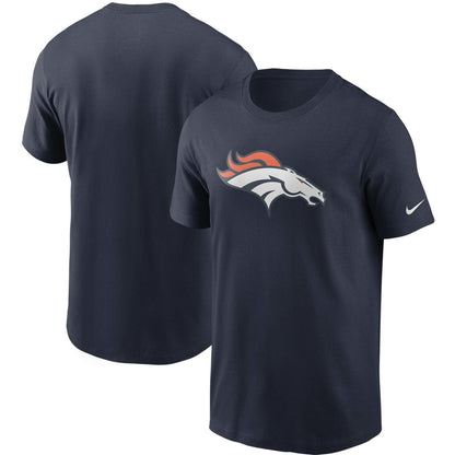Denver Broncos Primetime Logo Essential T-Shirt - Navy | Nike on sale