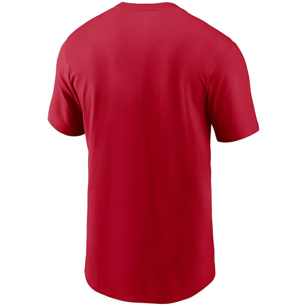 New England Patriots Primetime Logo Essential T-Shirt - Red | Nike outlet
