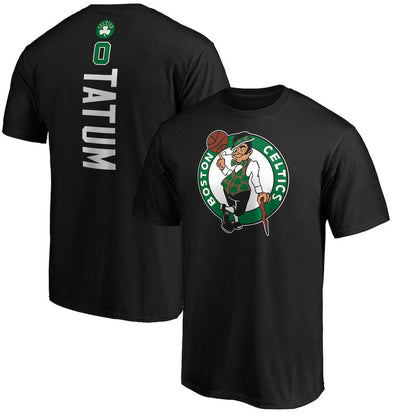 Jayson Tatum Boston Celtics Team Playmaker Name & Number T-Shirt - Black sale