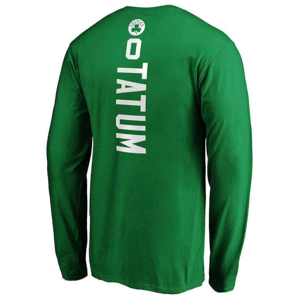 Jayson Tatum Boston Celtics Playmaker Name & Number Long Sleeve T-Shirt - Kelly Green outlet