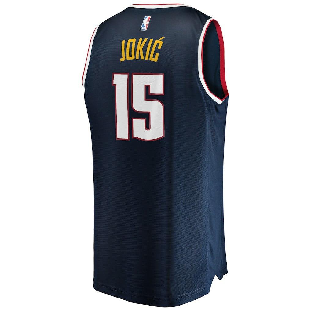 Nikola Jokic Denver Nuggets Fast Break Player Jersey sale - Icon Editi- Navy | Fanatics online