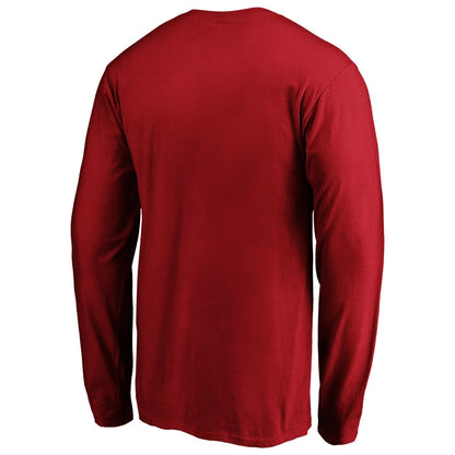 Tampa Bay Buccaneers Primary Logo Long Sleeve T-Shirt - Red online