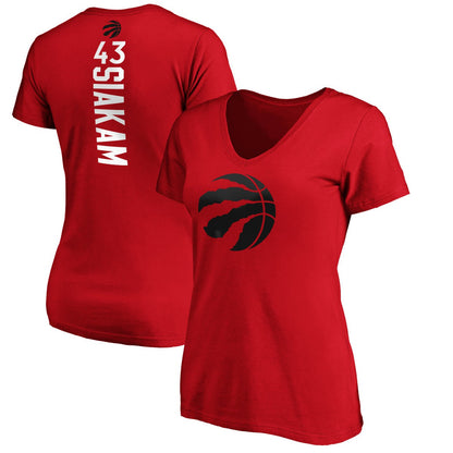 Pascal Siakam Toronto Raptors Women's Playmaker Name & Number T-Shirt - Red | Fanatics online