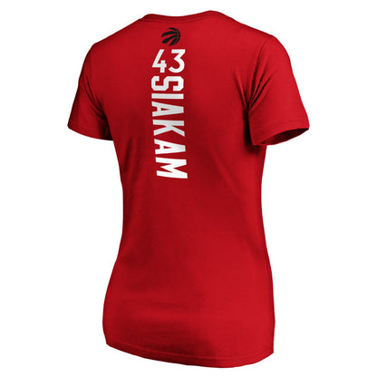 Pascal Siakam Toronto Raptors Women's Playmaker Name & Number T-Shirt - Red | Fanatics online