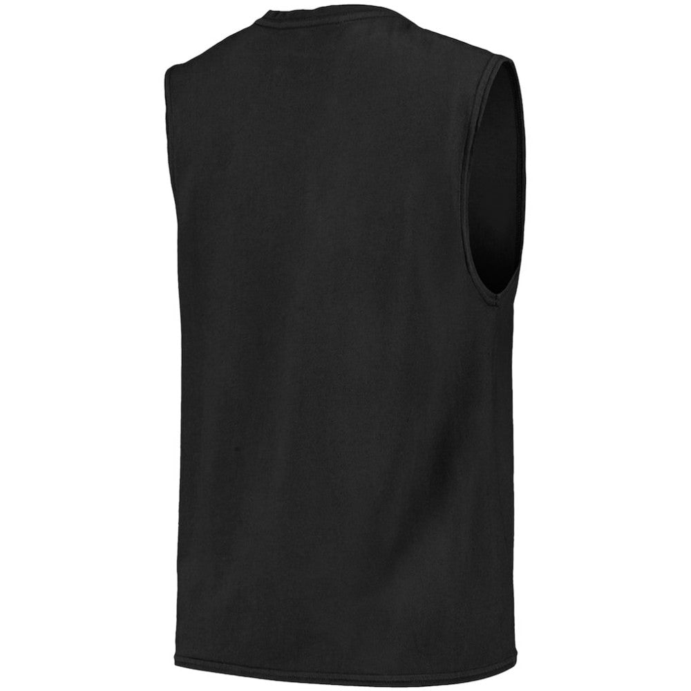 Colorado Rockies Majestic Threads Softhand Muscle Tank Top - Black