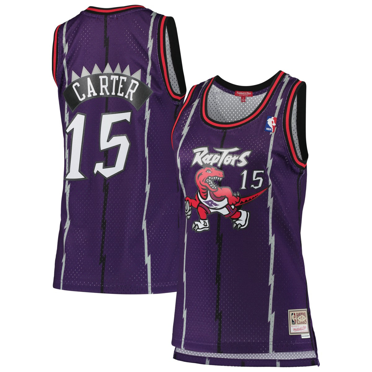 Vince Carter Toronto Raptors Women's 1998/99 Hardwood Classics Swingman Jersey - Purple | Mitchell & Ness outlet