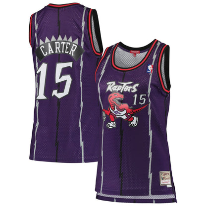 Vince Carter Toronto Raptors Women's 1998/99 Hardwood Classics Swingman Jersey - Purple | Mitchell & Ness outlet