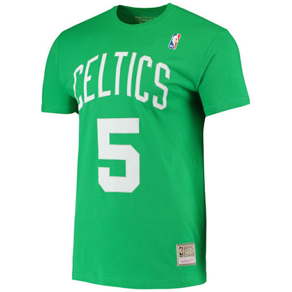 Kevin Garnett Boston Celtics Hardwood Classics Stitch Name & Number T-Shirt - Kelly Green | Mitchell & Ness for sale