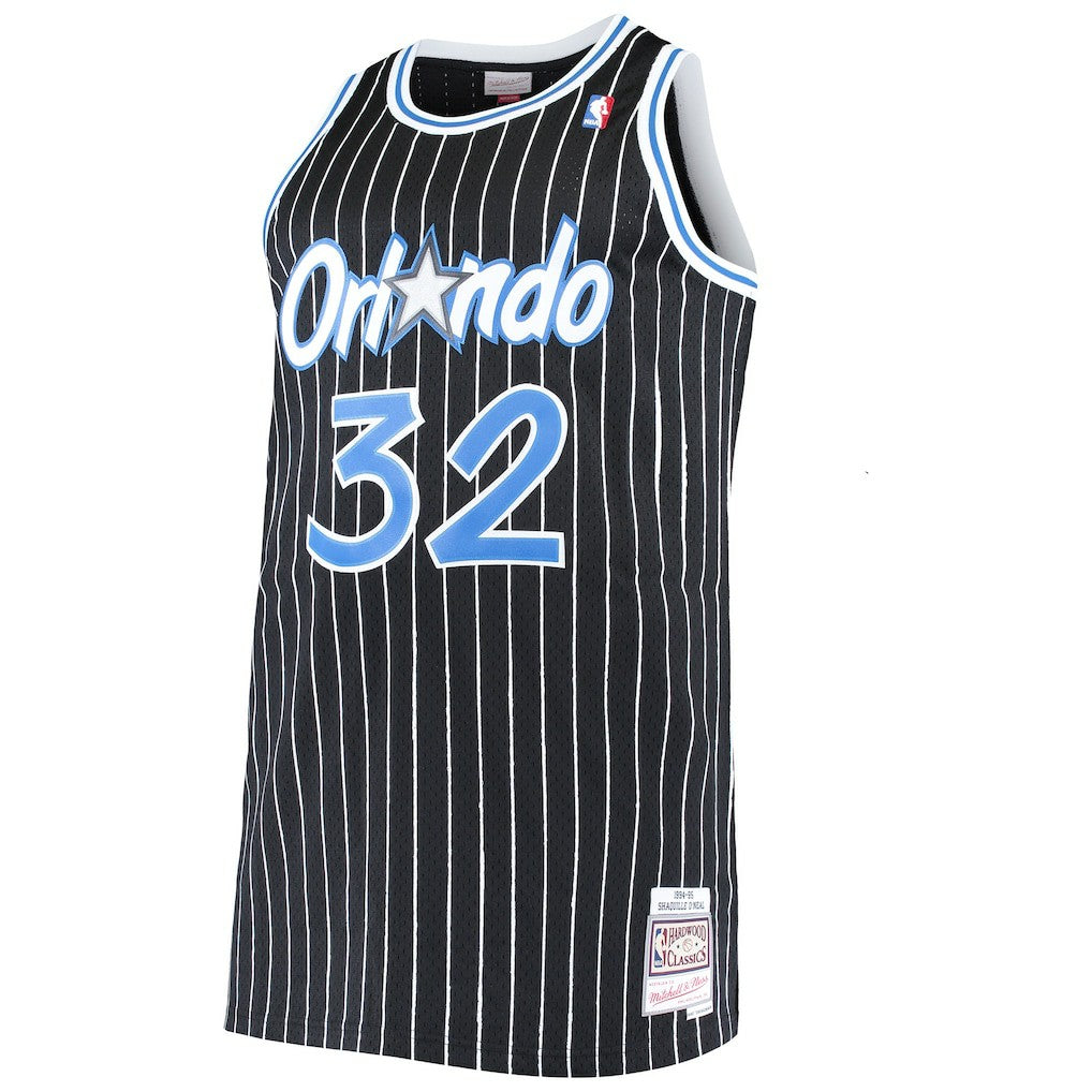 Shaquille O'Neal Orlando Magic Big & Tall Hardwood Classics Jersey - Black | Mitchell & Ness on sale