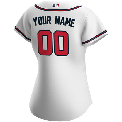 Atlanta Braves Women's Home Replica Custom Jersey - White | Nike