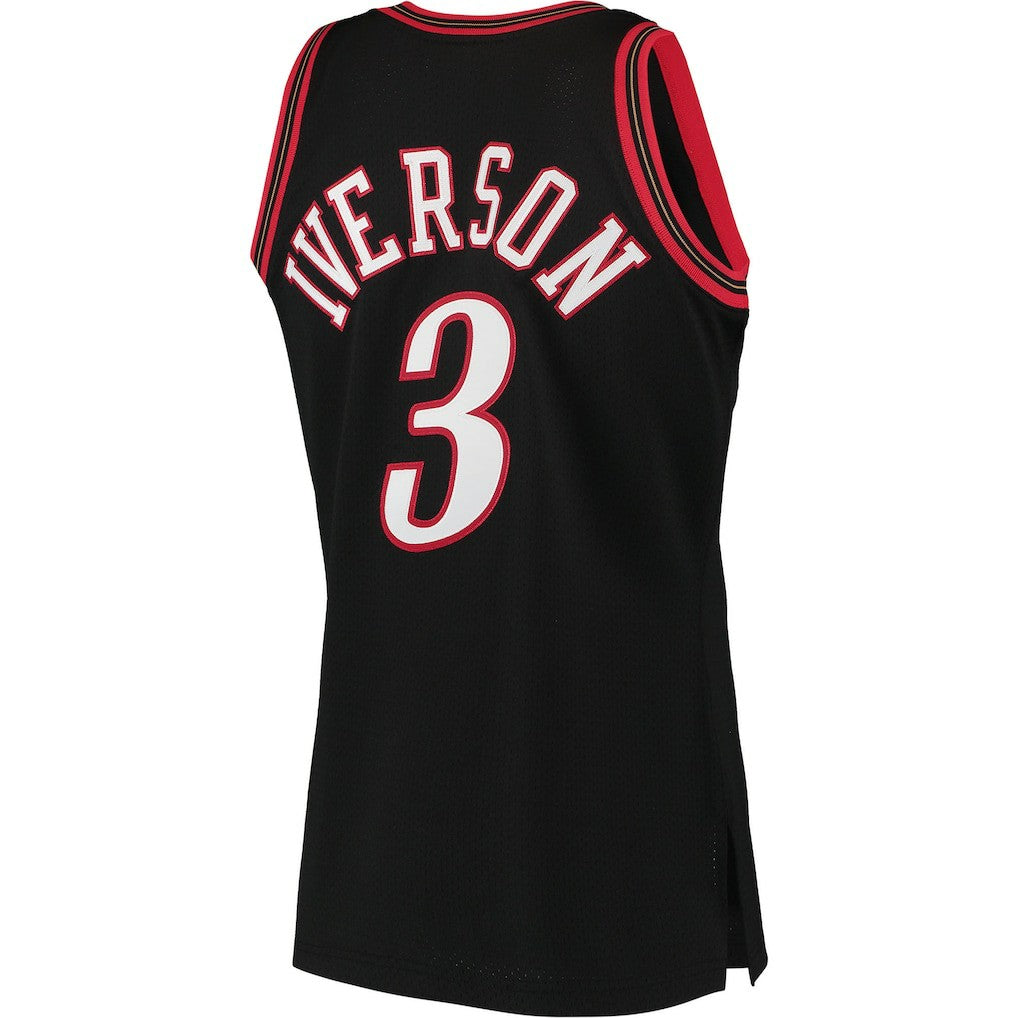 Allen Iverson Philadelphia 76ers 1997/98 Hardwood Classics Authentic Jersey - Black | Mitchell & Ness discount