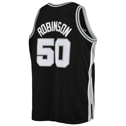 David Robinson San Antonio Spurs 1998/99 Big & Tall Hardwood Classics Swingman Jersey - Black | Mitchell & Ness for sale