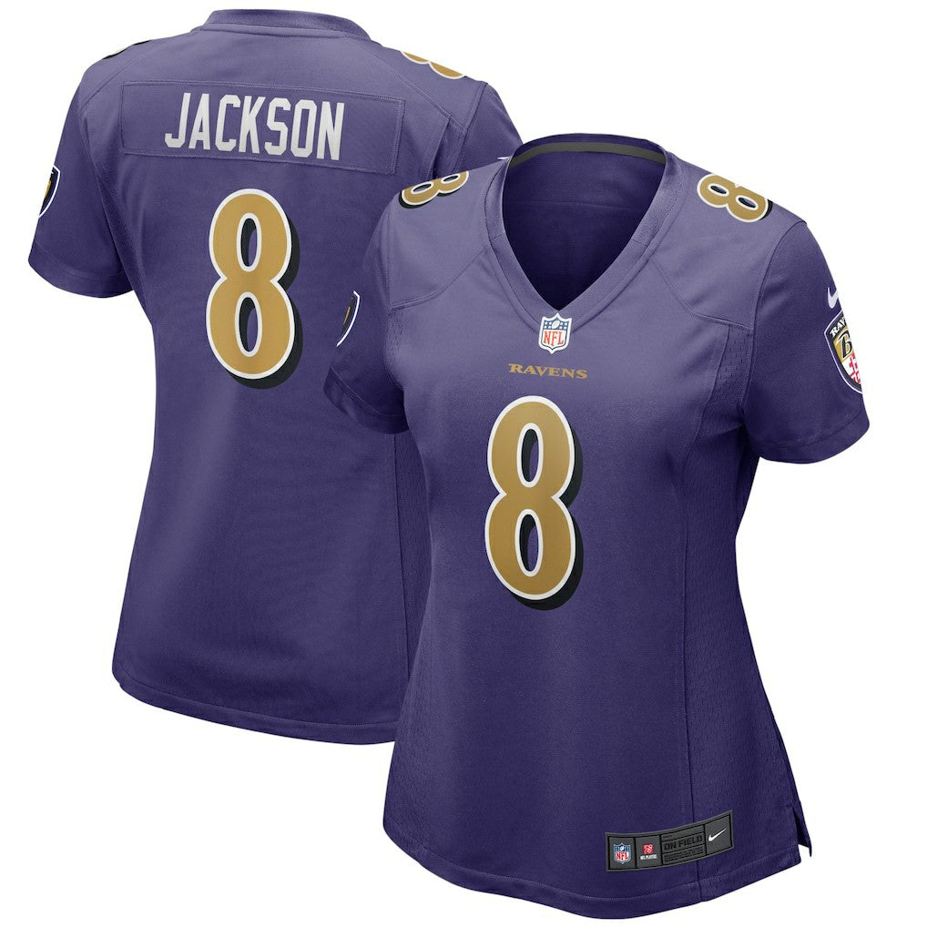 Lamar Jackson Baltimore Ravens Women's Alternate Game Player Jersey - Purple | Nike online
