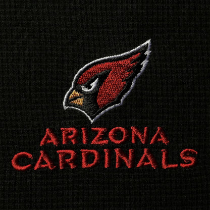 Arizona Cardinals Dunbrooke Logo Maverick Thermal Henley Long Sleeve T-Shirt - Black cheap
