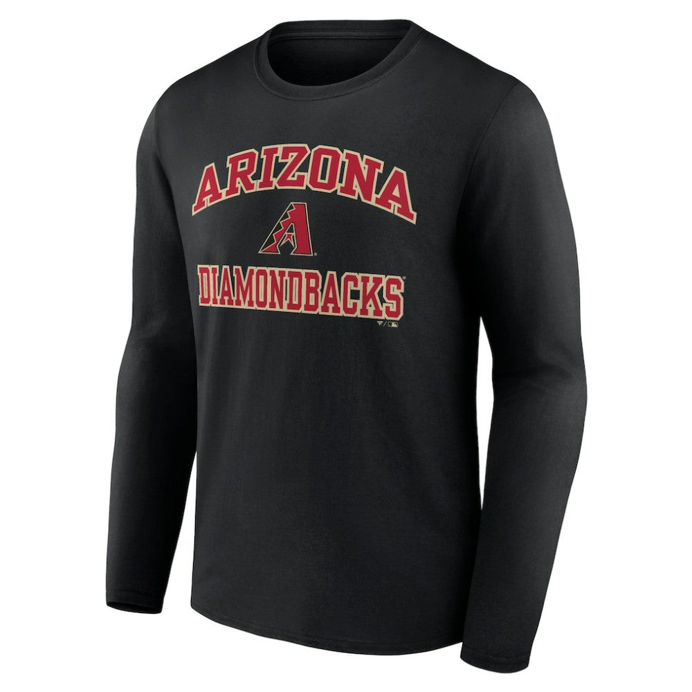 Men's Black Arizona Diamondbacks Team Heart & Soul Long Sleeve T-Shirt