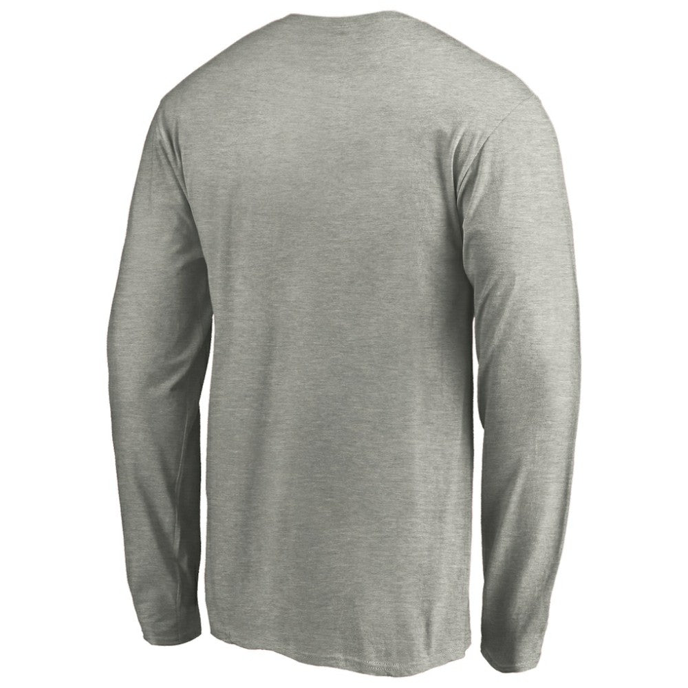 Toronto Blue Jays Official Team Logo Long Sleeve T-Shirt - Heather Gray