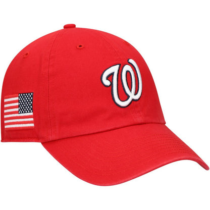 Washington Nationals Heritage Clean Up Adjustable Hat - Red | 47 brand