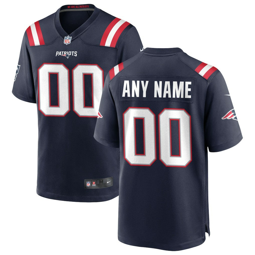 New England Patriots Custom Game Jersey - Navy | Nike discount
