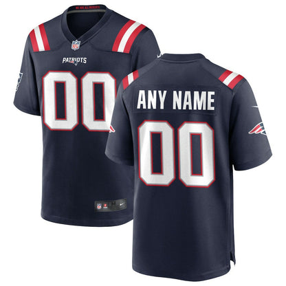 New England Patriots Custom Game Jersey - Navy | Nike discount