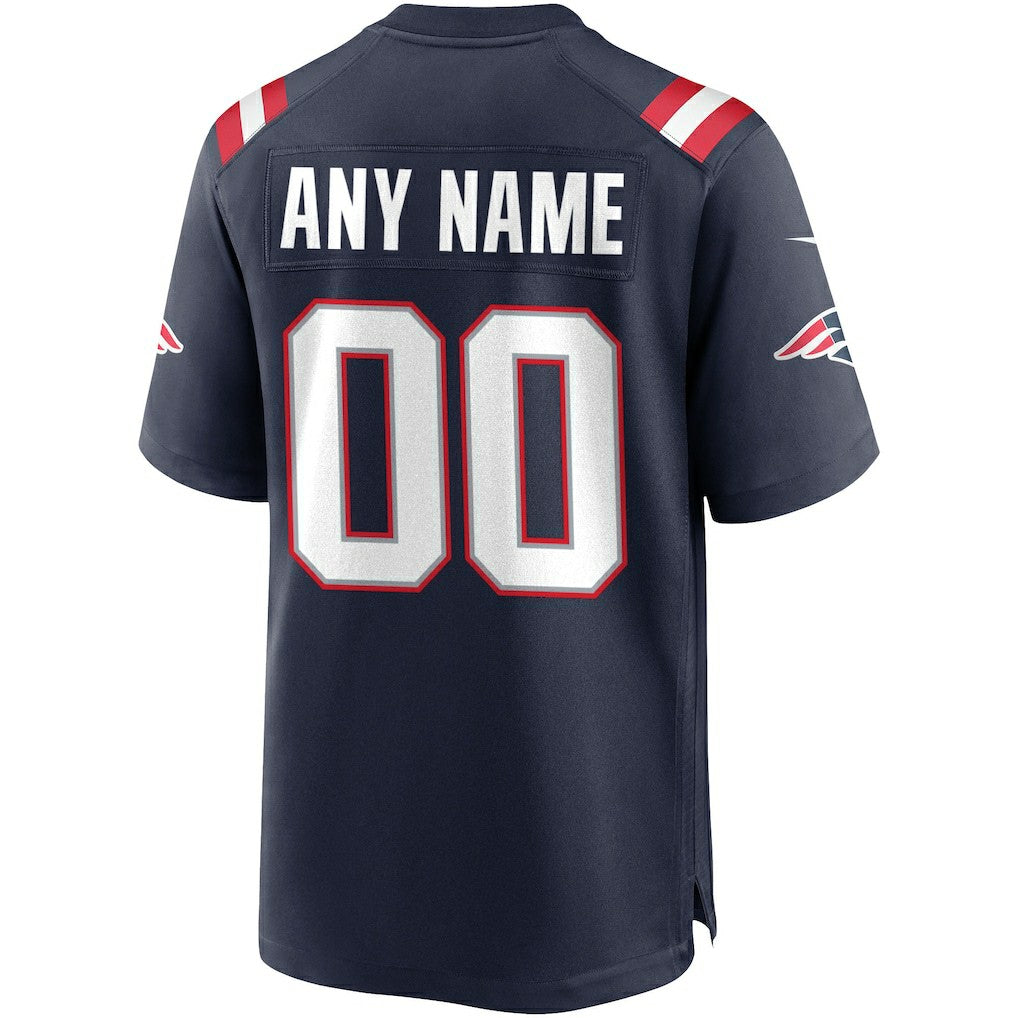 New England Patriots Custom Game Jersey - Navy | Nike discount