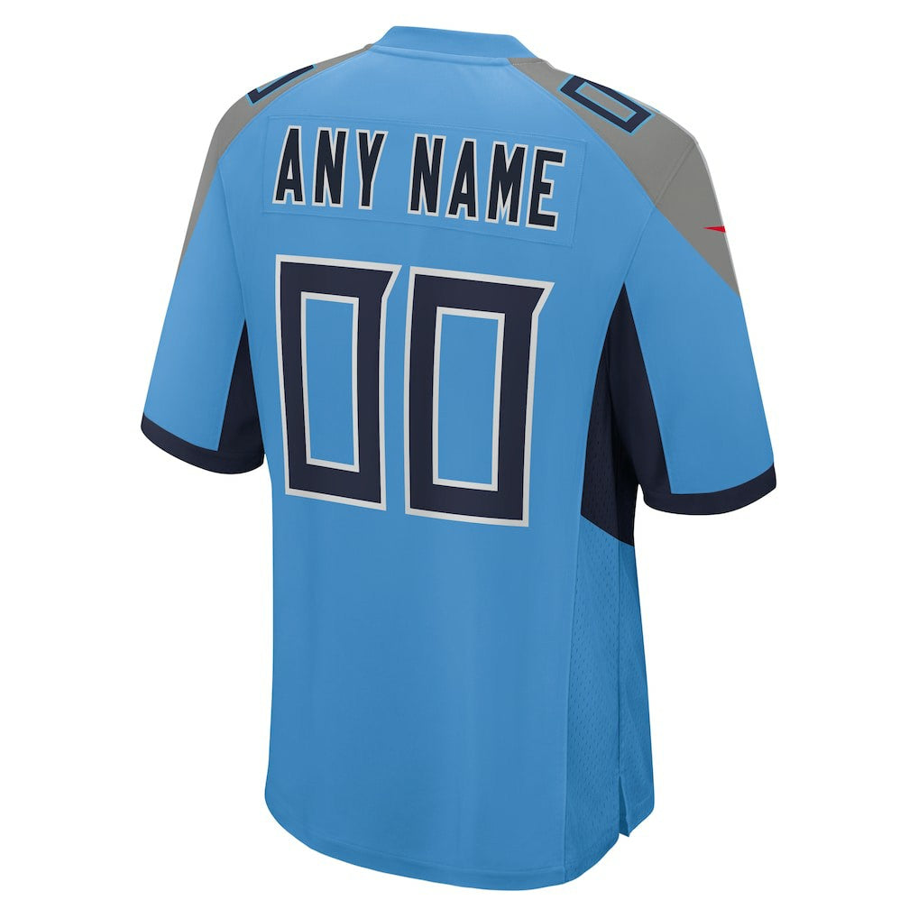 Tennessee Titans Alternate Custom Game Jersey - Light Blue | Nike outlet