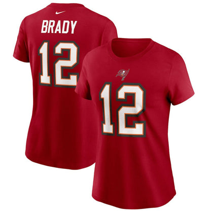 Tom Brady Tampa Bay Buccaneers Women's Name & Number T-Shirt - Red | Nike on sale