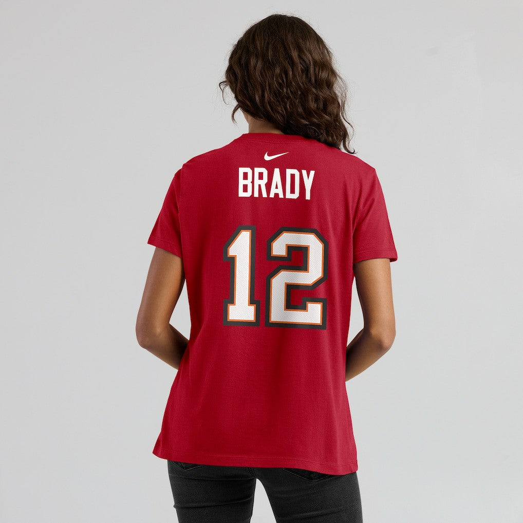 Tom Brady Tampa Bay Buccaneers Women's Name & Number T-Shirt - Red | Nike on sale