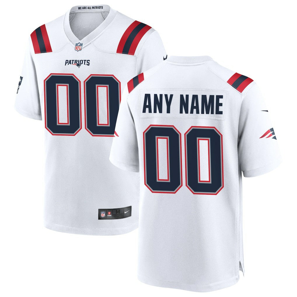 New England Patriots Custom Game Jersey - White | Nike on sale