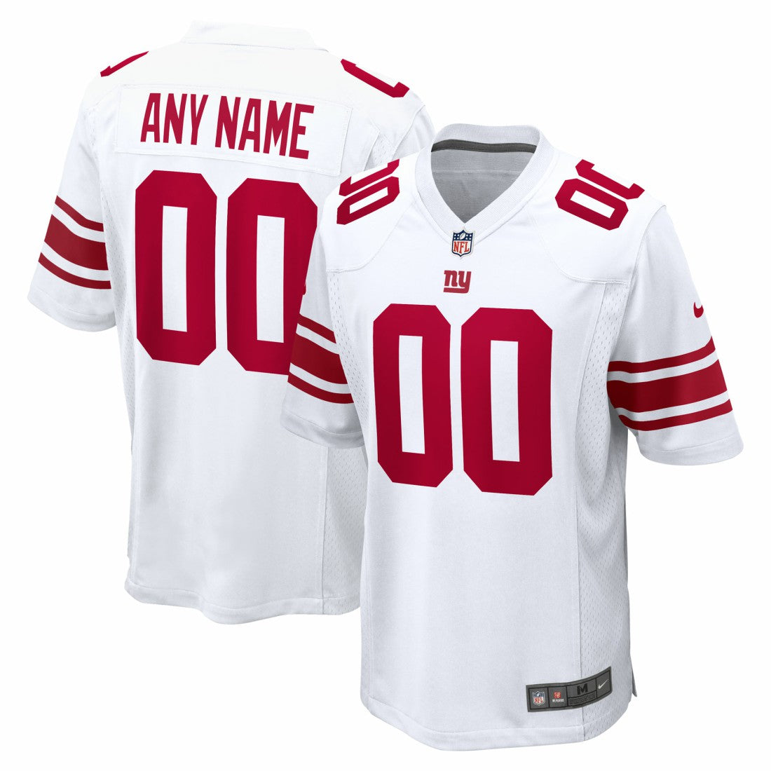 New York Giants Custom Game Jersey - White | Nike cheap