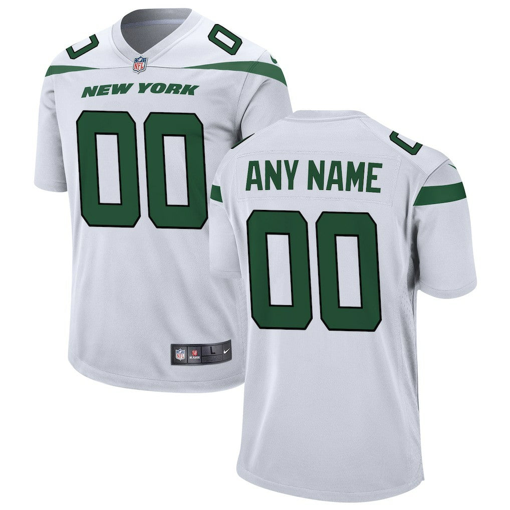 New York Jets Custom Game Jersey - White | Nike on sale