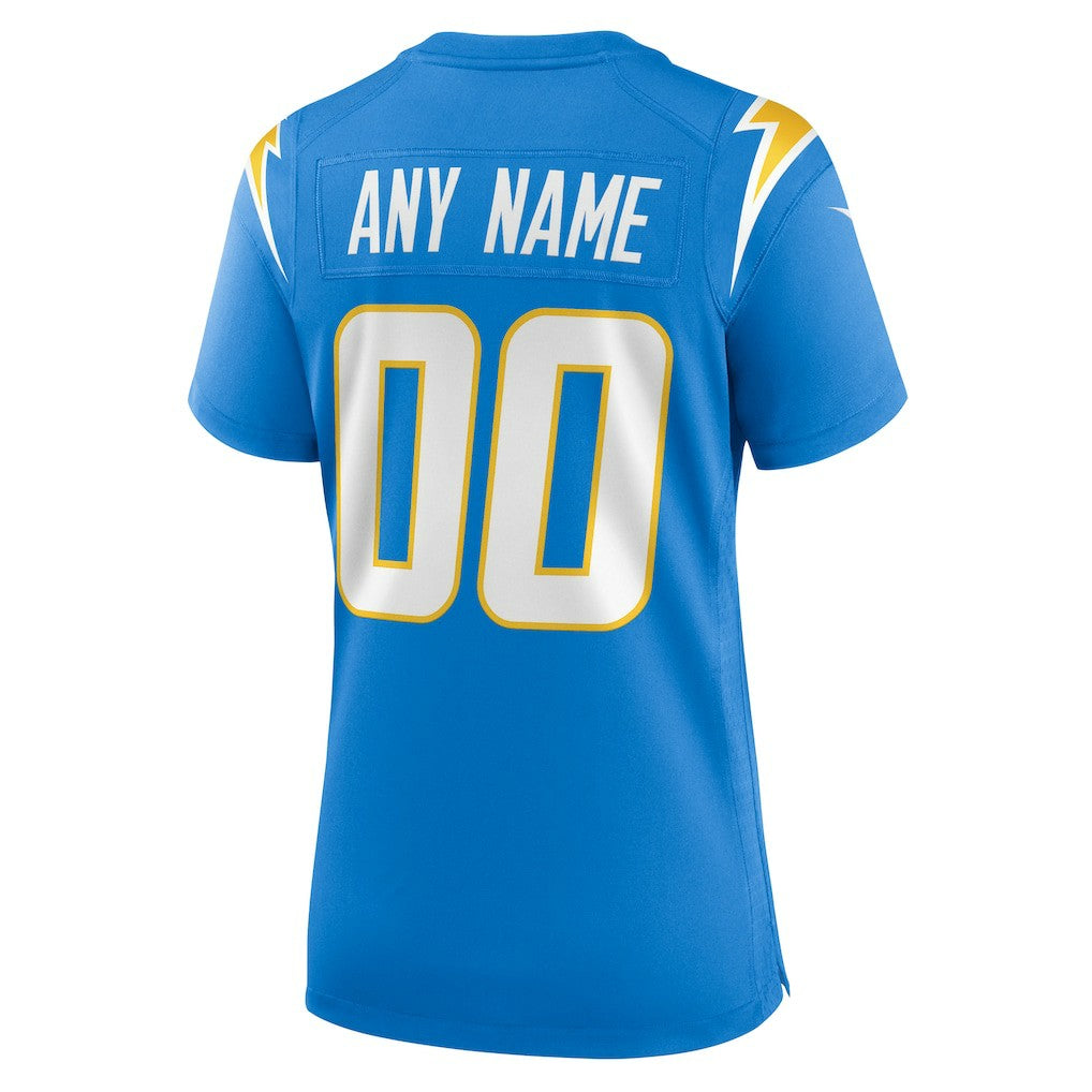 Los Angeles Chargers Women's Custom Game Jersey - Powder Blue | Nike for sale