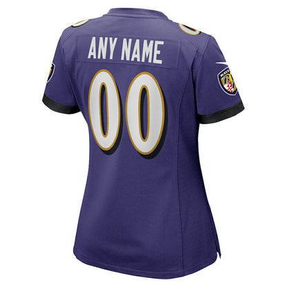 Baltimore Ravens Women's Custom Game Jersey - Purple | Nike outlet