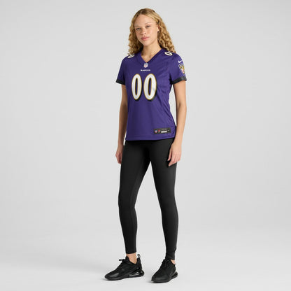 Baltimore Ravens Women's Custom Game Jersey - Purple | Nike outlet