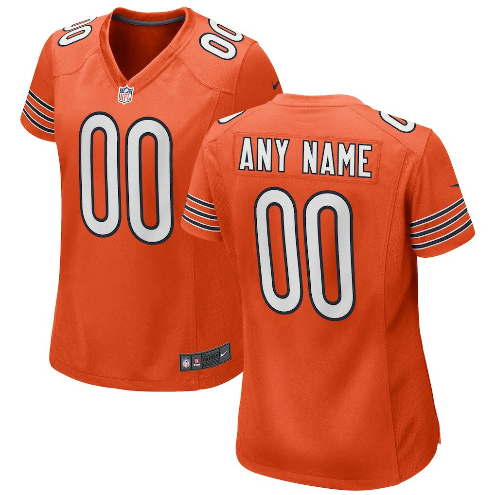 Chicago Bears Women's Alternate Custom Game Jersey - Orange | Nike sale