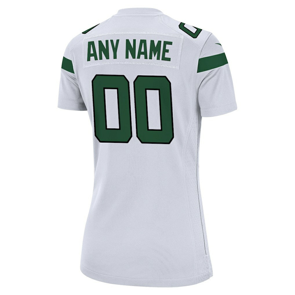 New York Jets Women's Custom Game Jersey - White | Nike for sale
