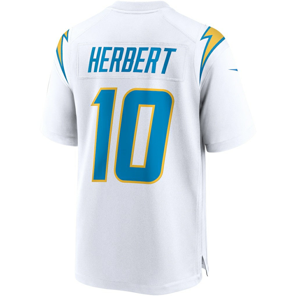Justin Herbert Los Angeles Chargers Game Jersey - White | Nike for sale