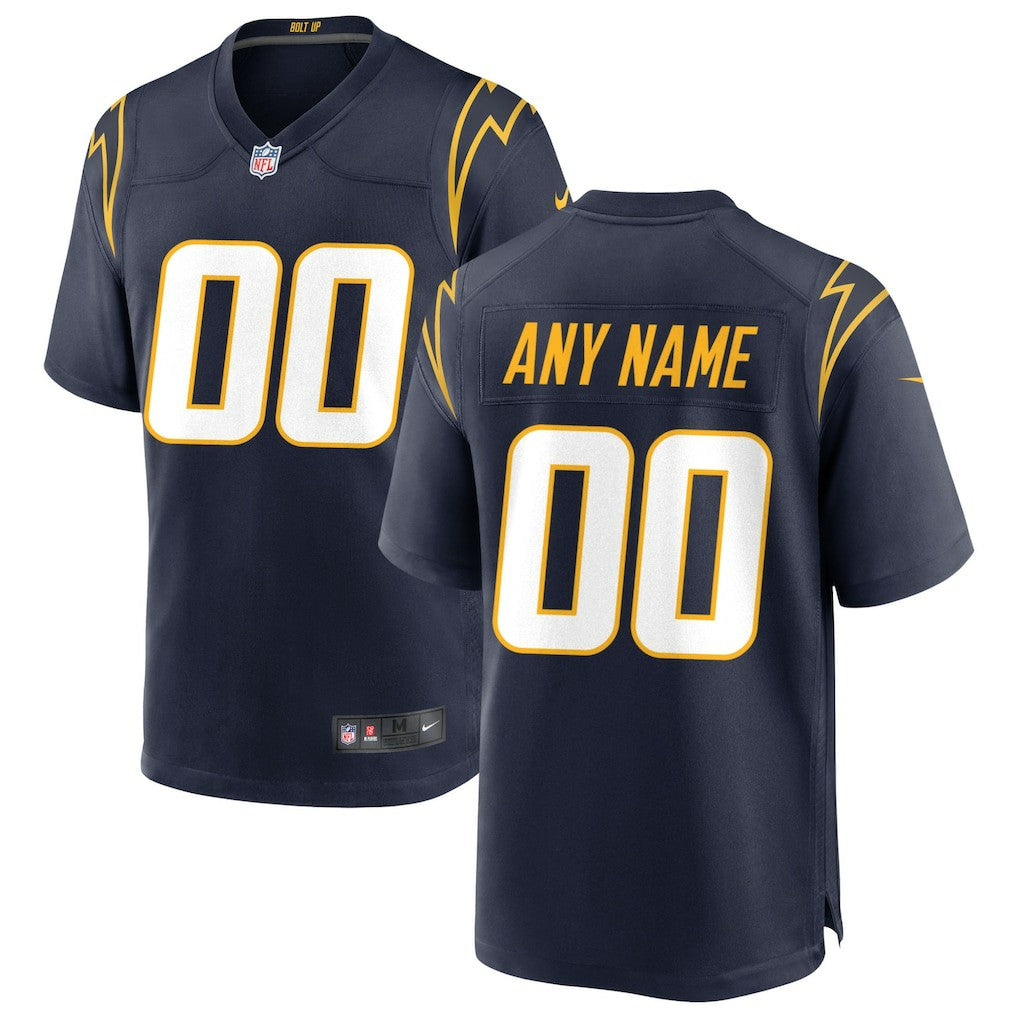 Los Angeles Chargers Alternate Custom Game Jersey - Navy | Nike on sale