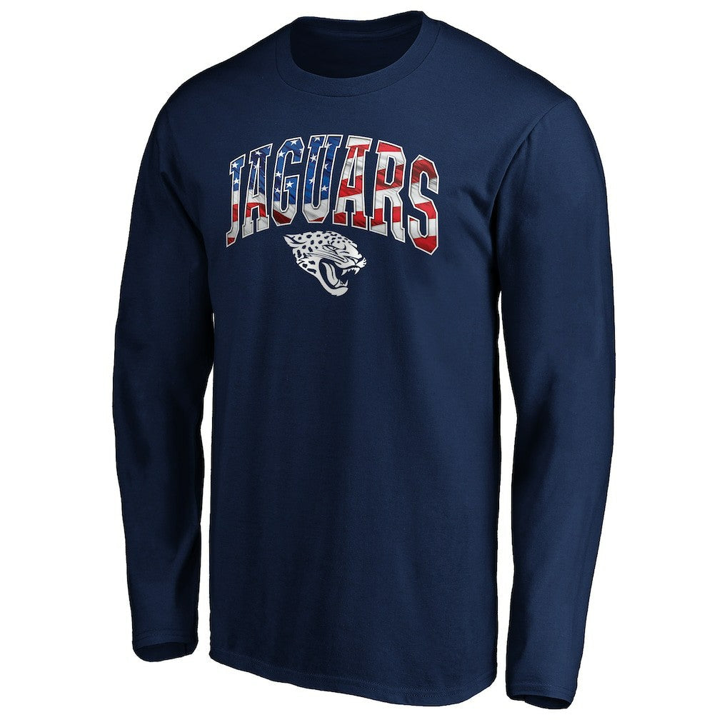 Jacksonville Jaguars Banner Wave Long Sleeve T-Shirt - Navy cheap