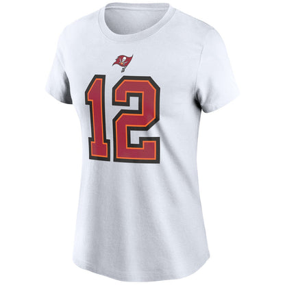 Tom Brady Tampa Bay Buccaneers Women's Name & Number T-Shirt - White | Nike online