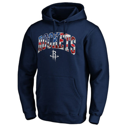 Houston Rockets Banner Wave Pullover Hoodie sale - Navy discount