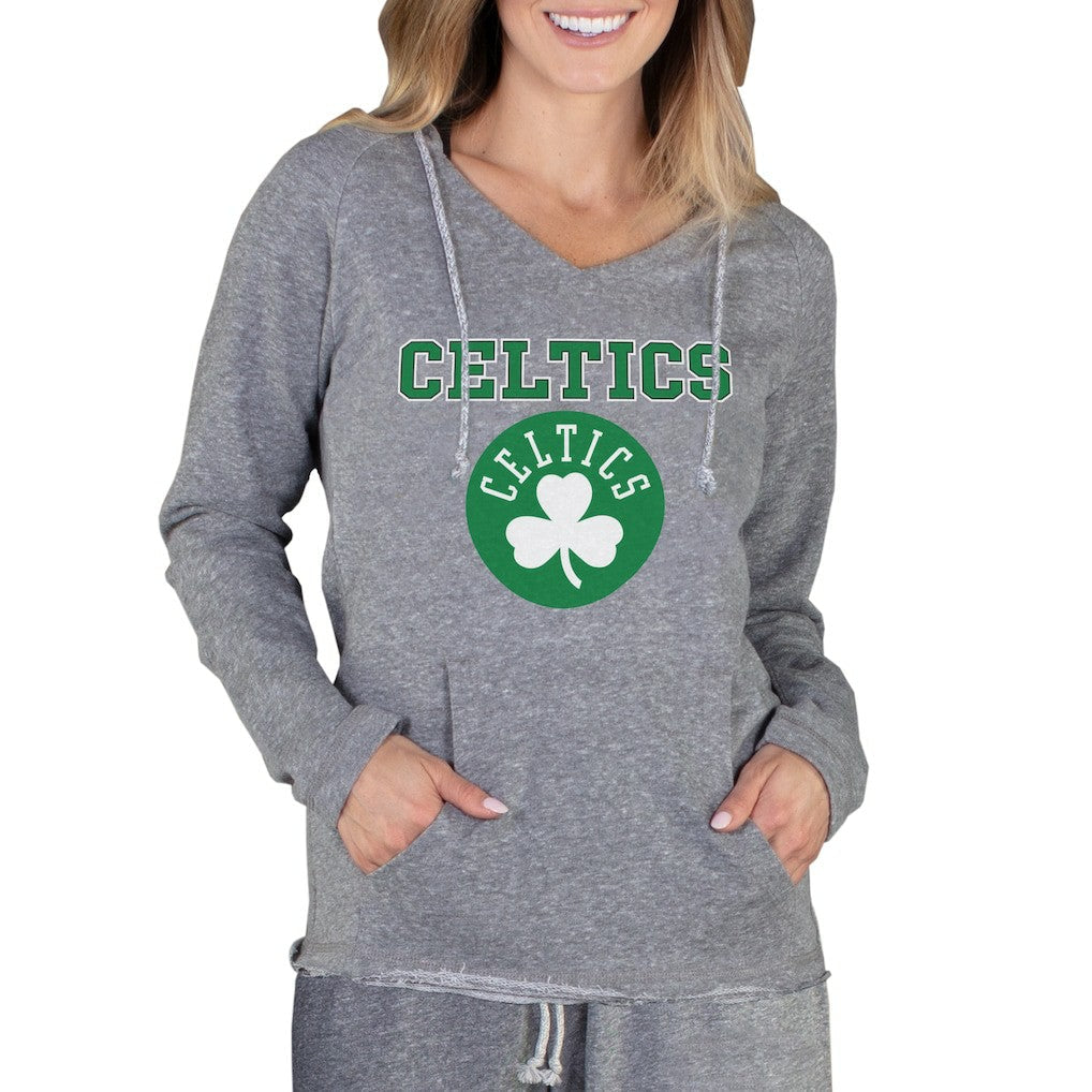 Boston Celtics Concepts Sport Women's Mainstream Terry Hooded Top - Gray on sale