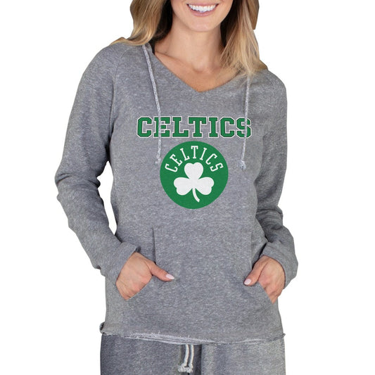 Boston Celtics Concepts Sport Women's Mainstream Terry Hooded Top - Gray on sale
