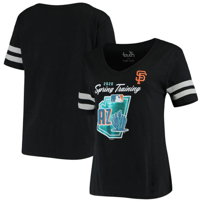 San Francisco Giants Touch by Alyssa Milano Women's Triple Play T-Shirt - Black