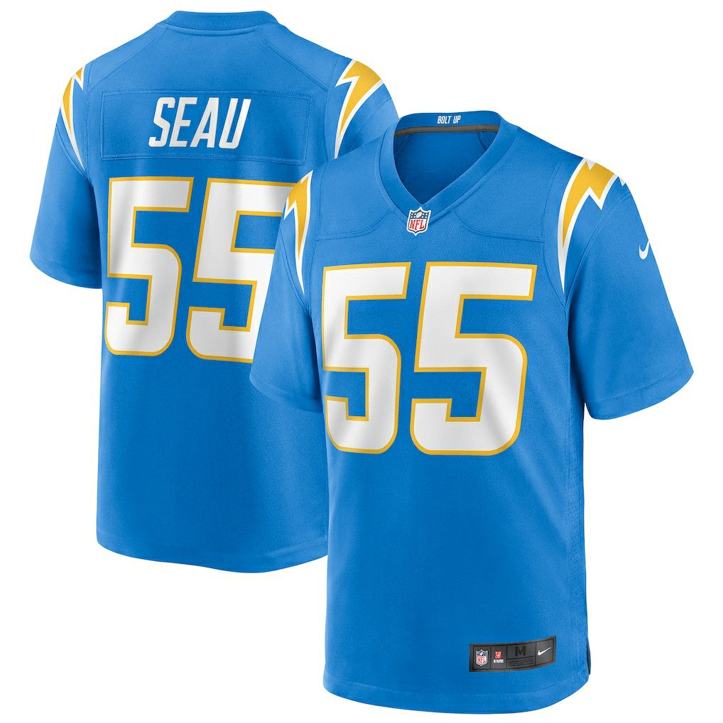 Junior Seau Los Angeles Chargers Game Retired Player Jersey - Powder Blue | Nike cheap