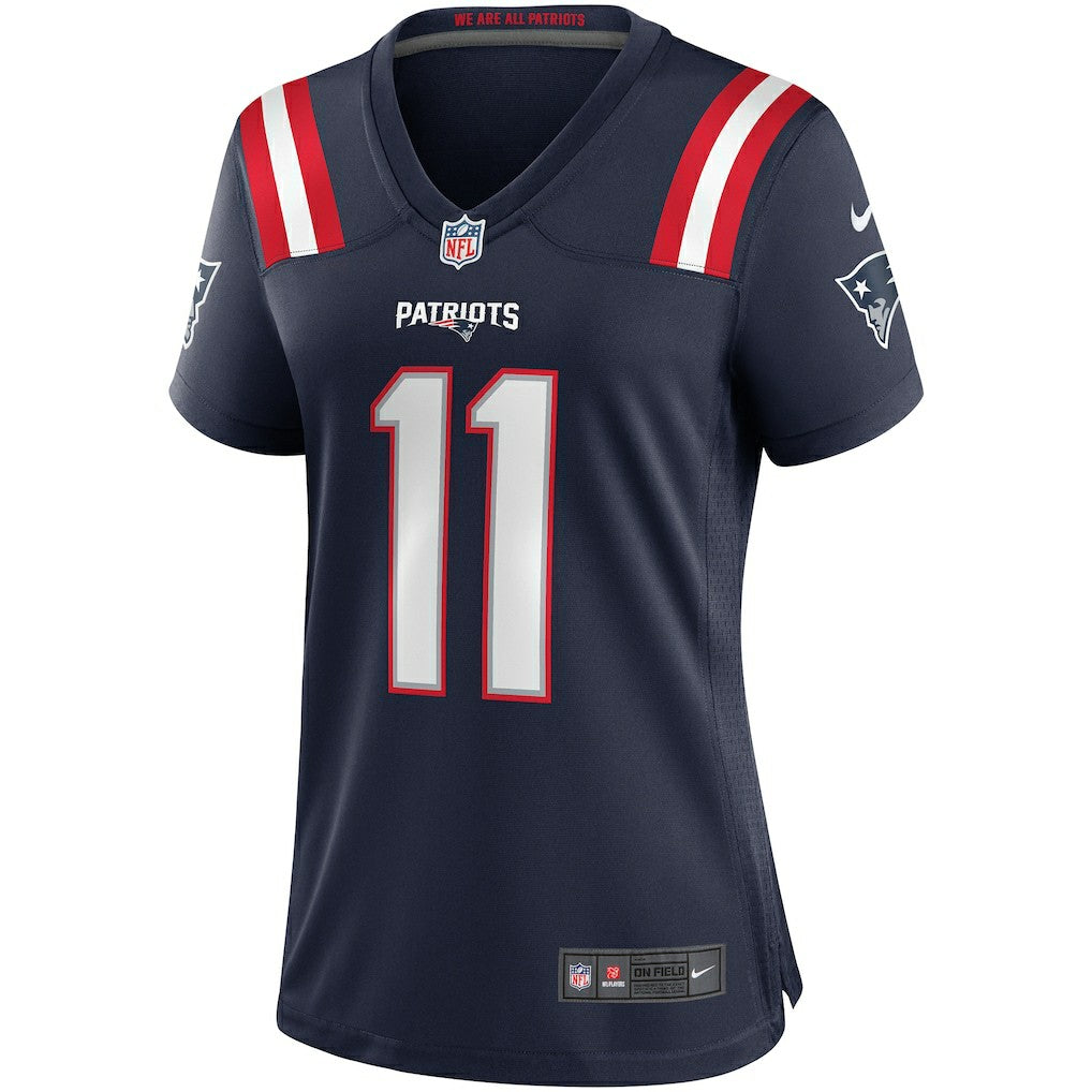 Drew Bledsoe New England Patriots Women's Game Retired Player Jersey - Navy | Nike online