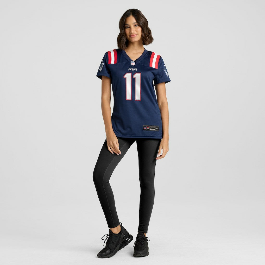 Drew Bledsoe New England Patriots Women's Game Retired Player Jersey - Navy | Nike online