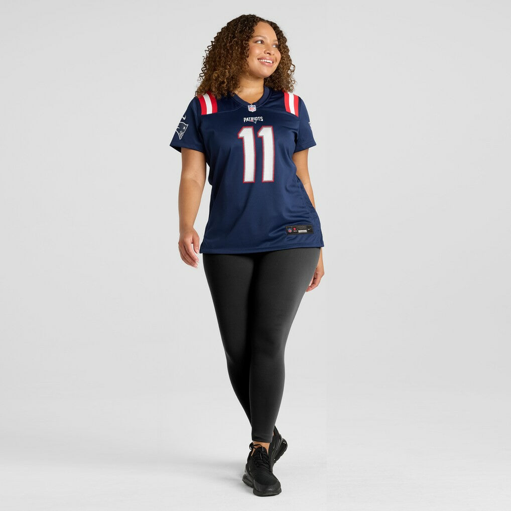 Drew Bledsoe New England Patriots Women's Game Retired Player Jersey - Navy | Nike online