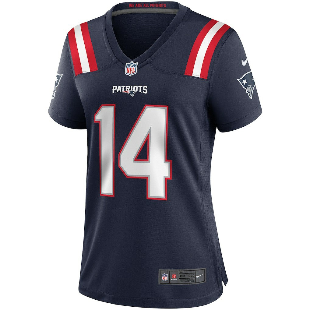 Steve Grogan New England Patriots Women's Game Retired Player Jersey - Navy | Nike for sale